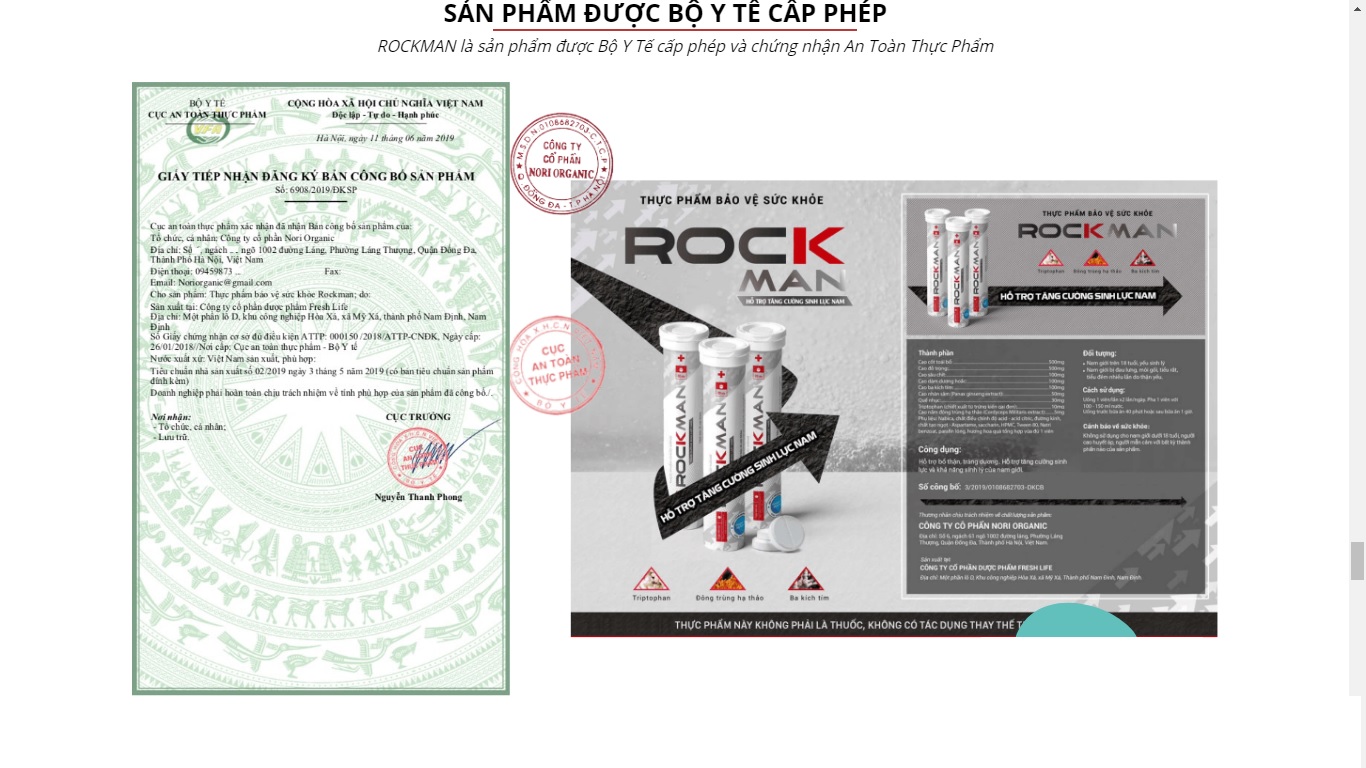 Viên Sủi RockMan Tăng Cường Sinh Lý Nam Kéo Dài Thời Gian Viên Sủi RockMan Tăng Cường Sinh Lý Nam Kéo Dài Thời Gian