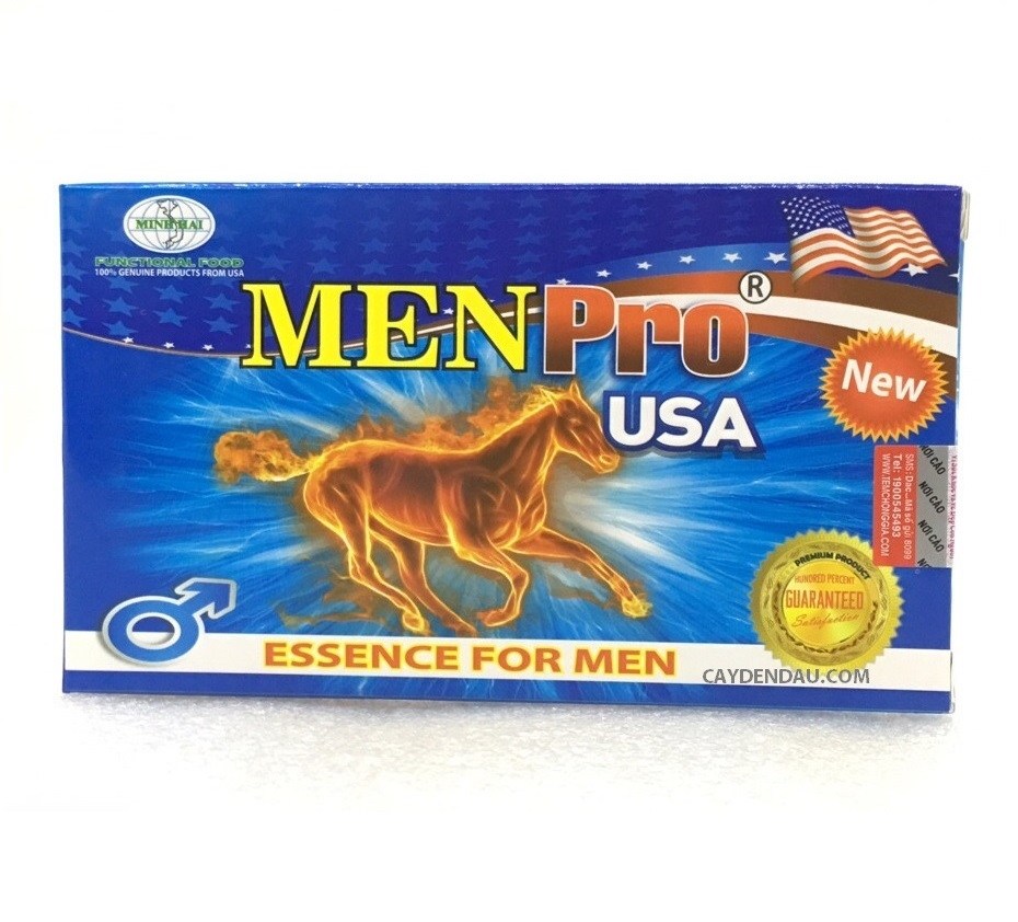 Cường dương MenPro USA tăng sinh lý nam công thức thảo dược chuẩn 