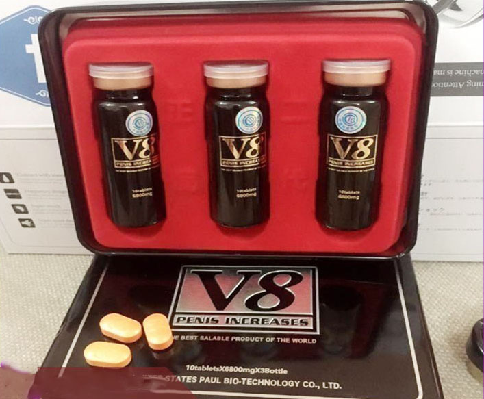 Thuốc cường dương V8 Mỹ tăng sinh lý phát triển dương vật thảo dược 