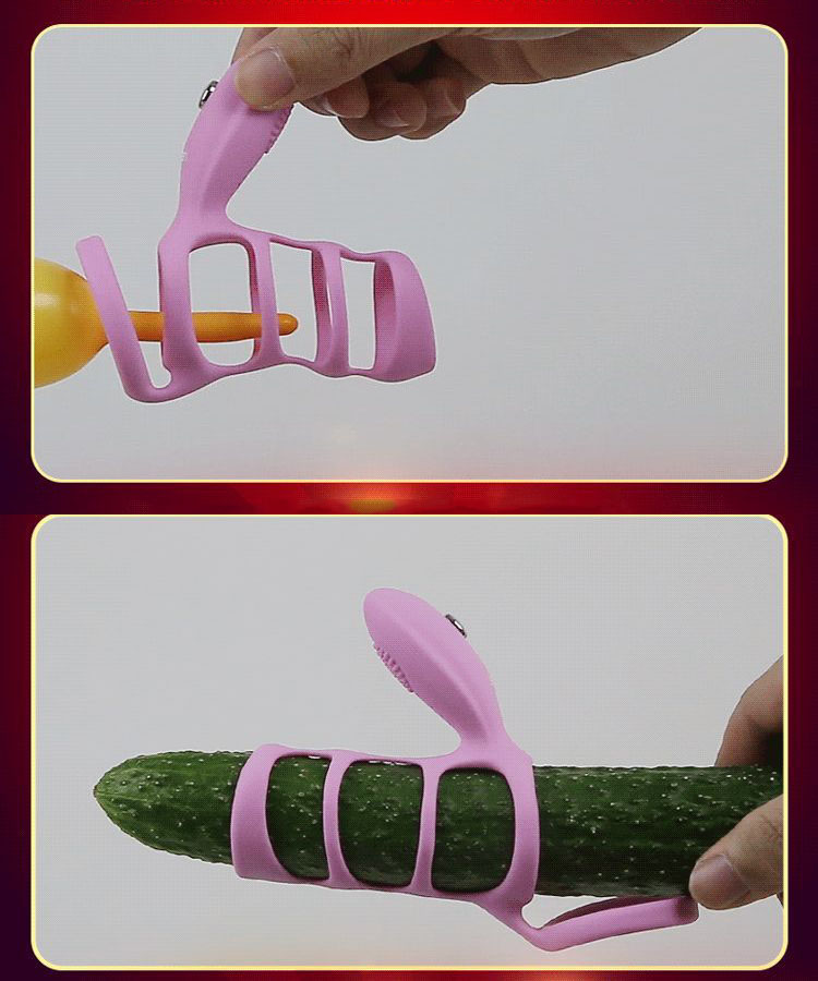 Bao cao su đôn khúc Leten rung quai đeo silicone an toàn