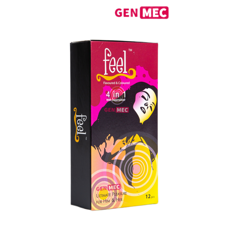 Giá sỉ Bao Cao Su Kéo Dài Xuất Tinh Gai Gân Liti - 4in1 Feel Nhập Chính Hãng  nhập khẩu 