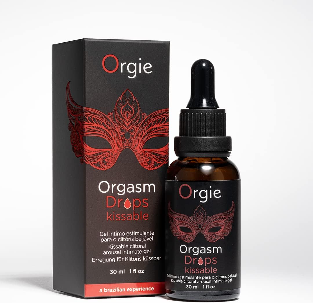 Gel bôi trơn Orgie Orgasm Drops Kissable tăng hưng phấn tình dục 