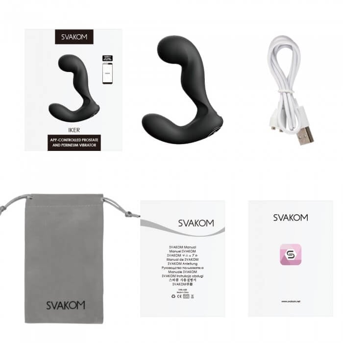 SVAKOM Iker Đồ Chơi Người Lớn Rung 2 Đầu Điều Khiển App Smart Phone
