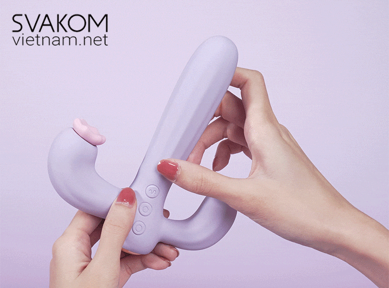 SVAKOM Bernice Đồ Chơi Người Lớn 3 Nhánh Rung Bú Hút Kích Thích