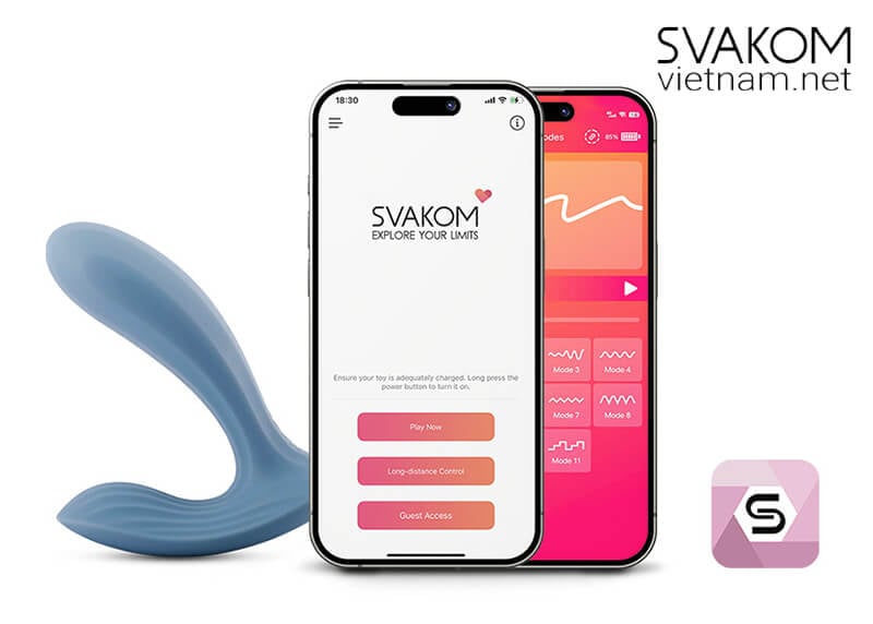 SVAKOM Erica điều khiển App kích thích điểm G âm vật tinh tế