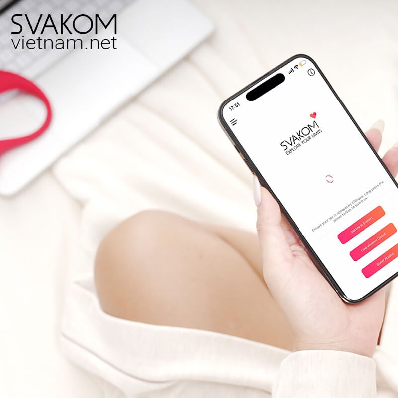 SVAKOM Erica điều khiển App kích thích điểm G âm vật tinh tế