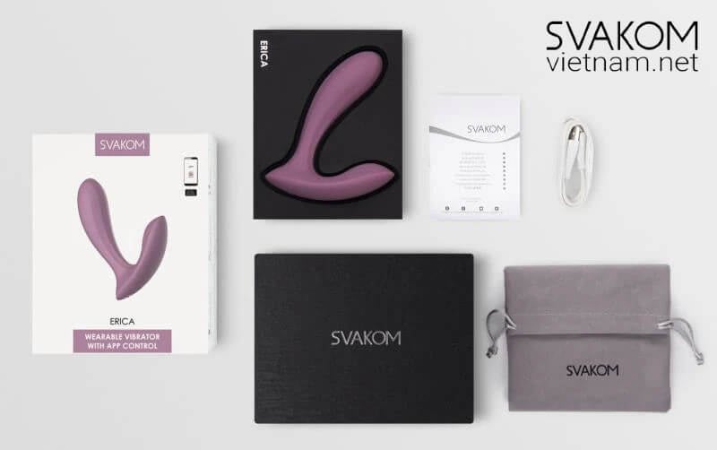 SVAKOM Erica điều khiển App kích thích điểm G âm vật tinh tế
