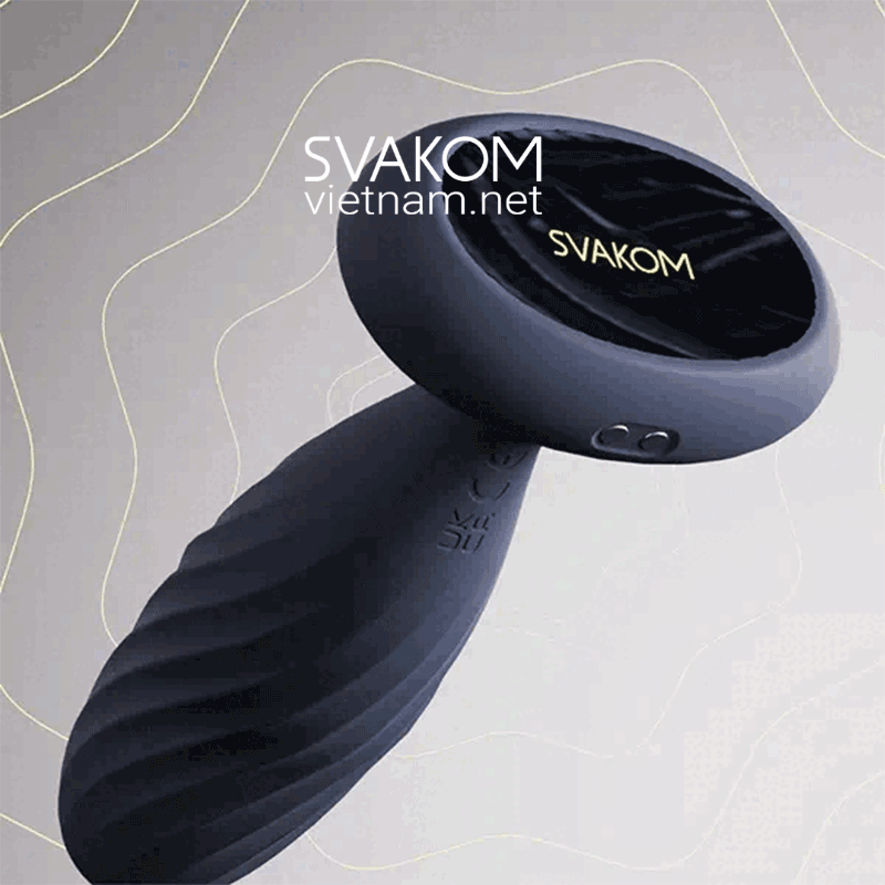 SVAKOM Jordan đồ chơi hậu môn rung thụt, điều khiển app và remote siêu việt