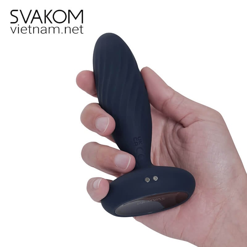 SVAKOM Jordan đồ chơi hậu môn rung thụt, điều khiển app và remote siêu việt