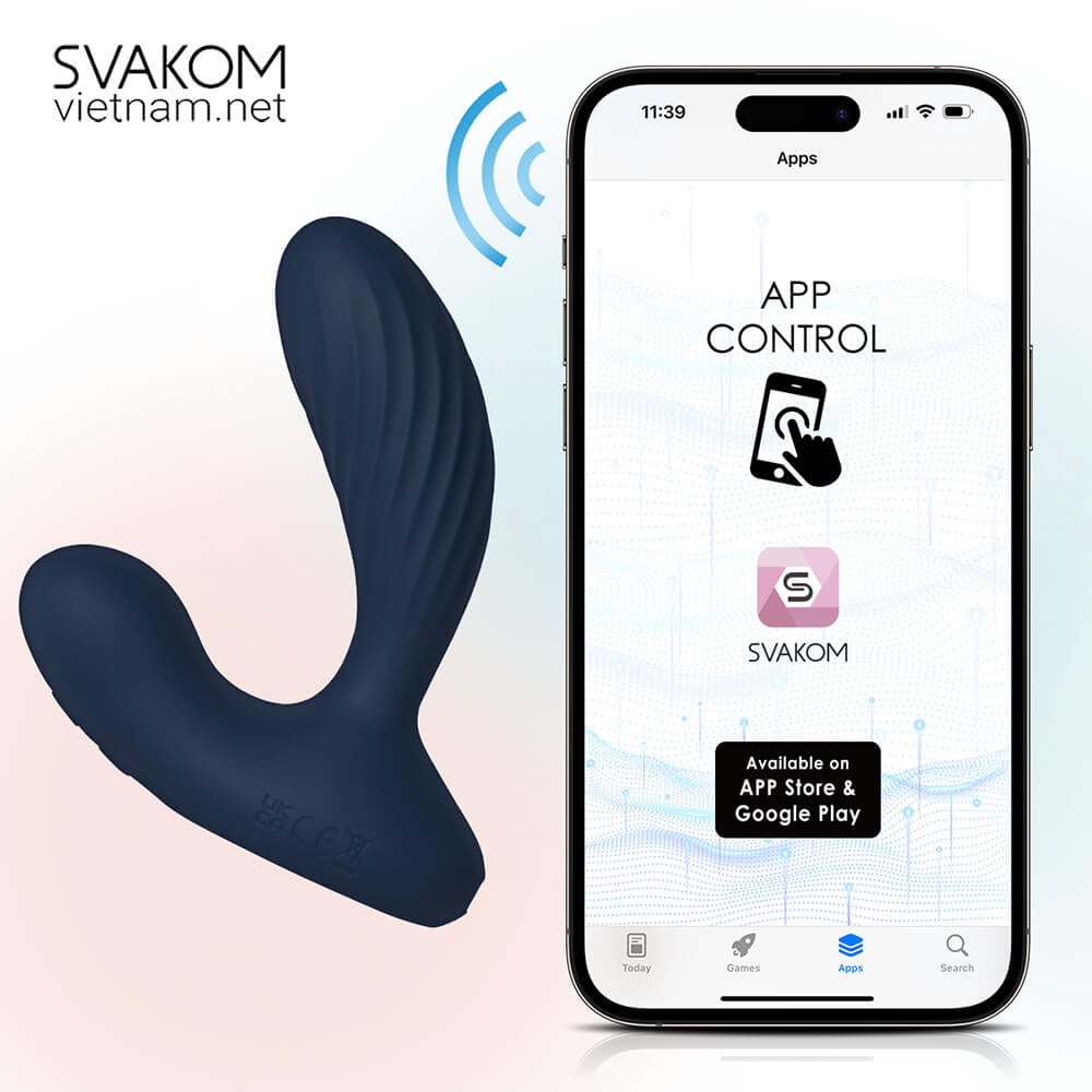 Đồ chơi hậu môn SVAKOM Vick Neo 2 rung đỉnh kích thích tuyến tiền liệt