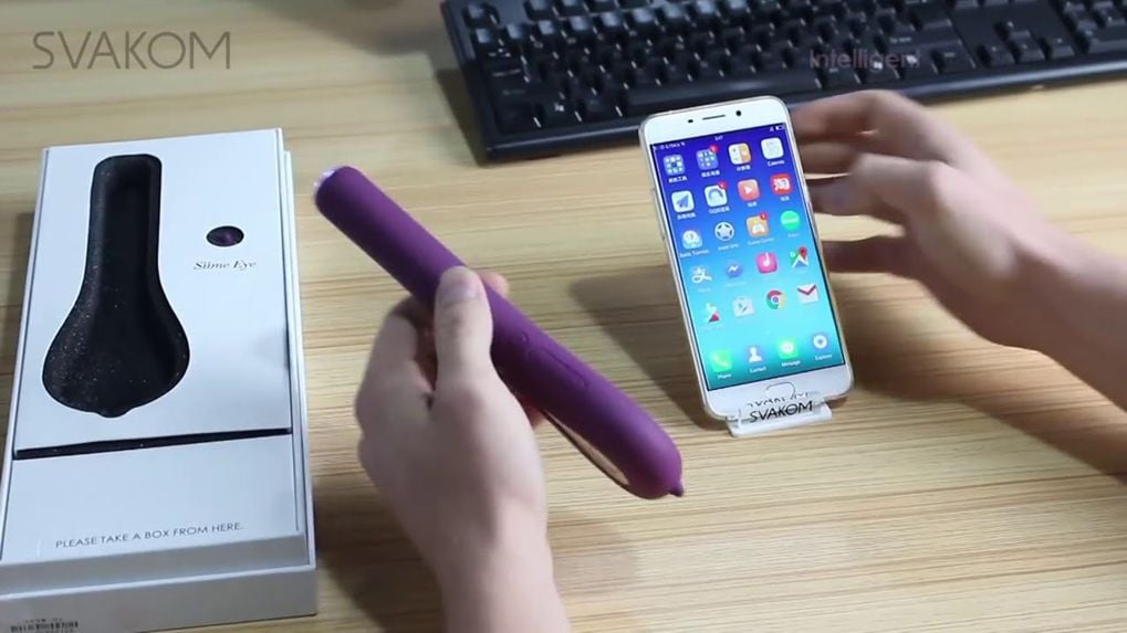 SVAKOM Siime Eye máy rung đa năng soi chiếu cực khoái âm đạo