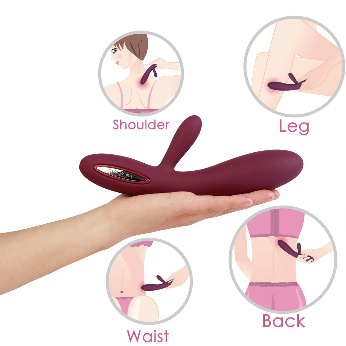 SVAKOM Lester dương vật giả rung 2 nhánh kích thích điểm G siêu phê SVAKOM Lester dương vật giả rung 2 nhánh kích thích điểm G siêu phê