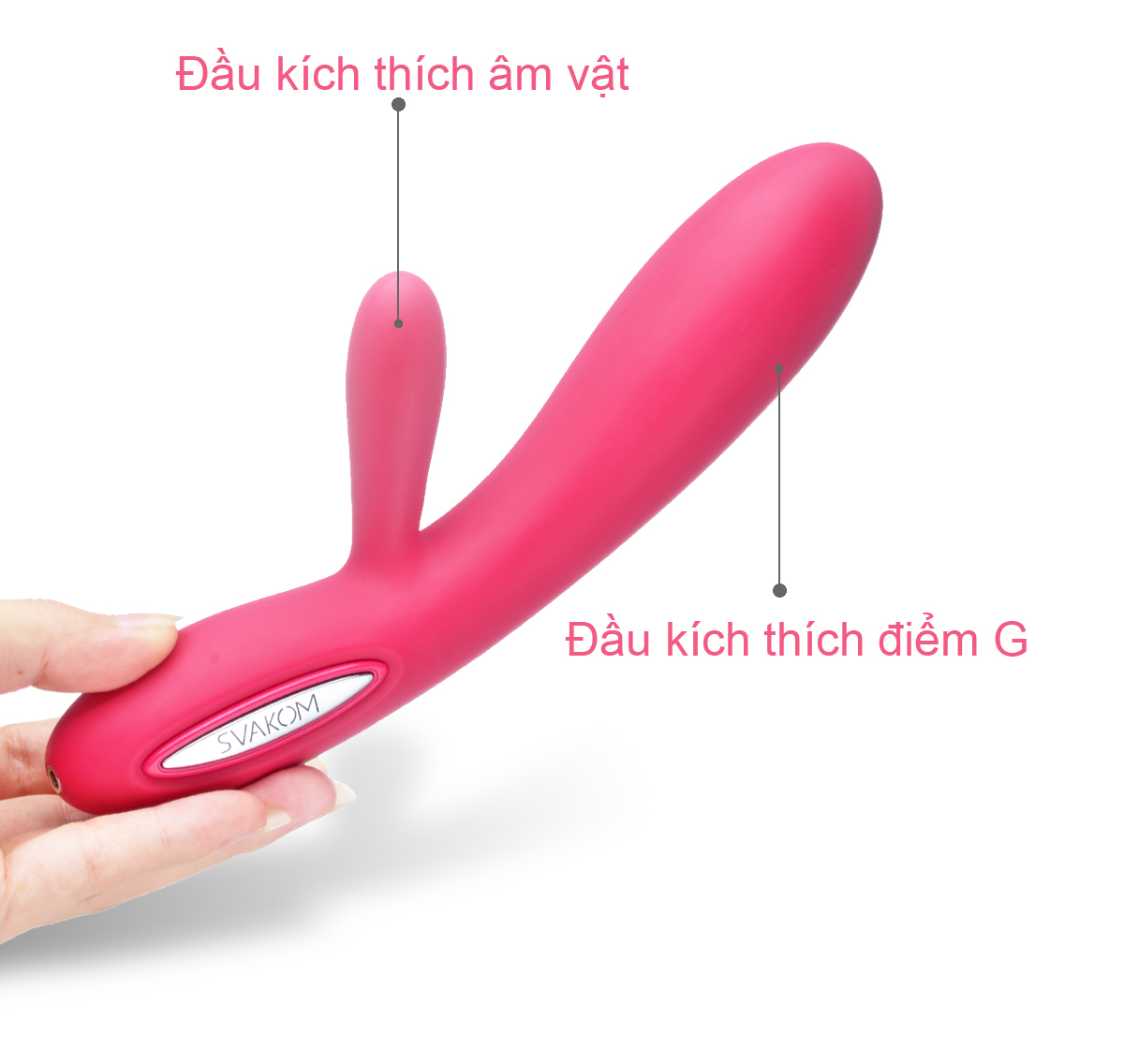 SVAKOM Lester dương vật giả rung 2 nhánh kích thích điểm G siêu phê SVAKOM Lester dương vật giả rung 2 nhánh kích thích điểm G siêu phê