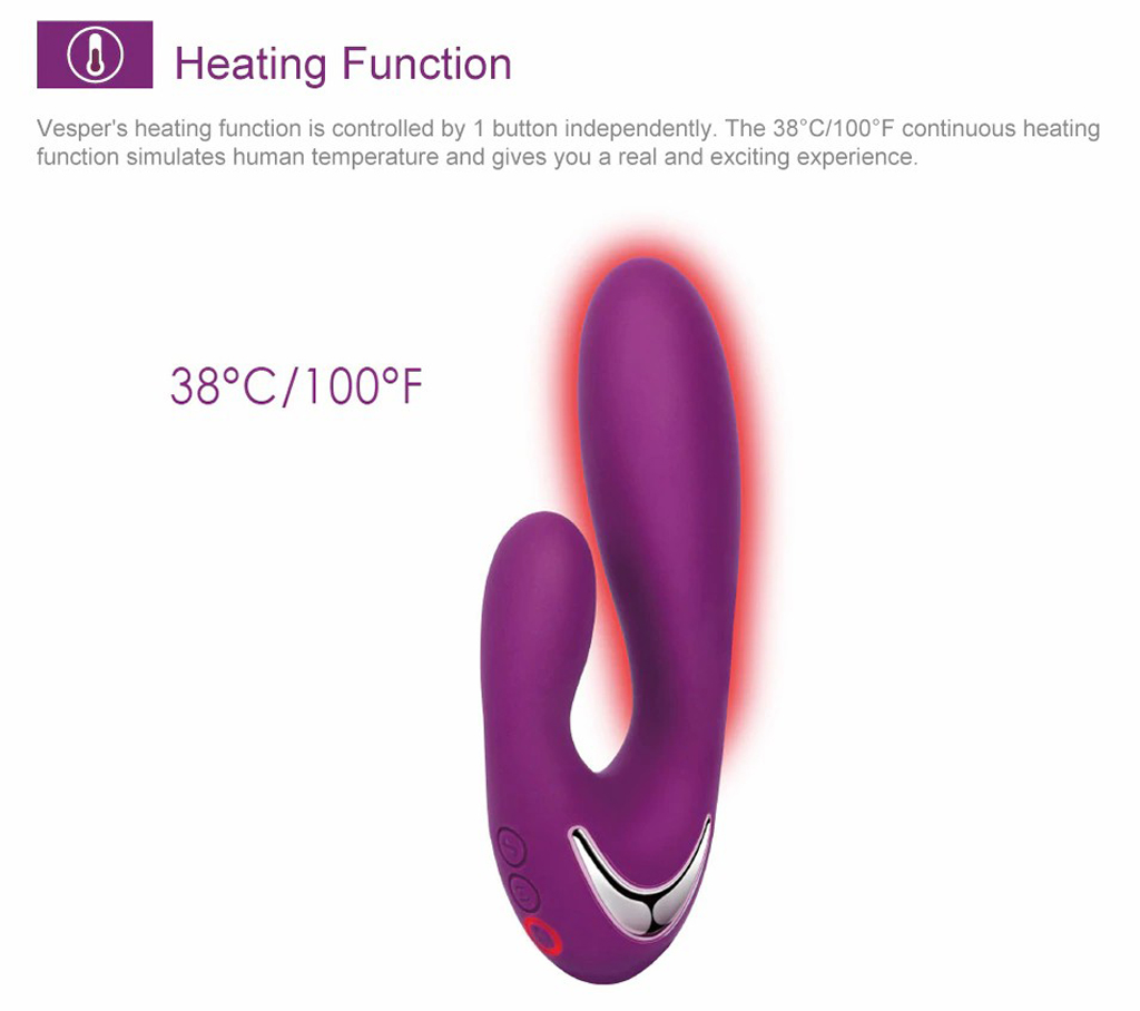 SVAKOM Vesper Massage Điểm G Âm Vật 11 Chế Độ Rung Sưởi
