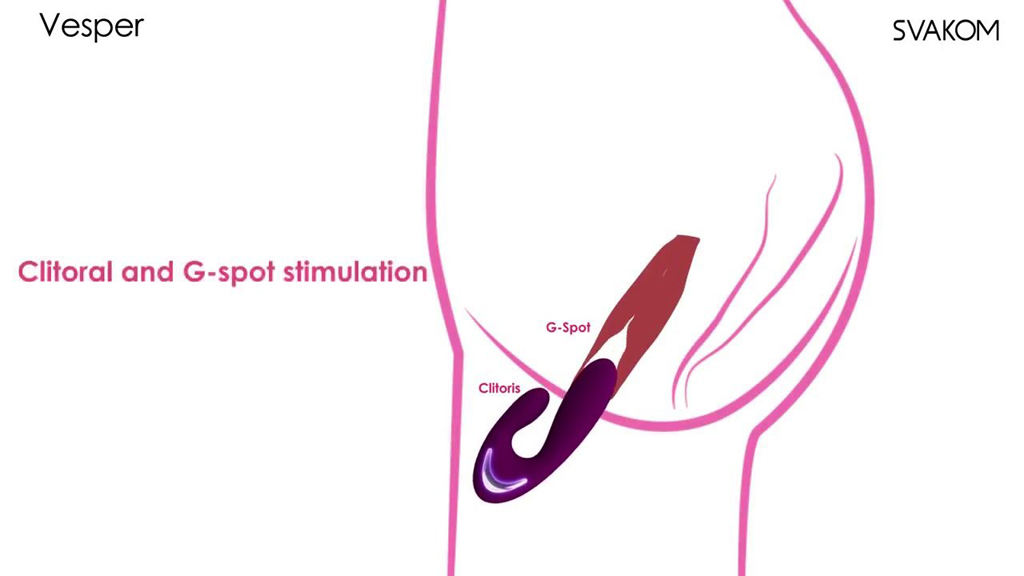 SVAKOM Vesper Massage Điểm G Âm Vật 11 Chế Độ Rung Sưởi
