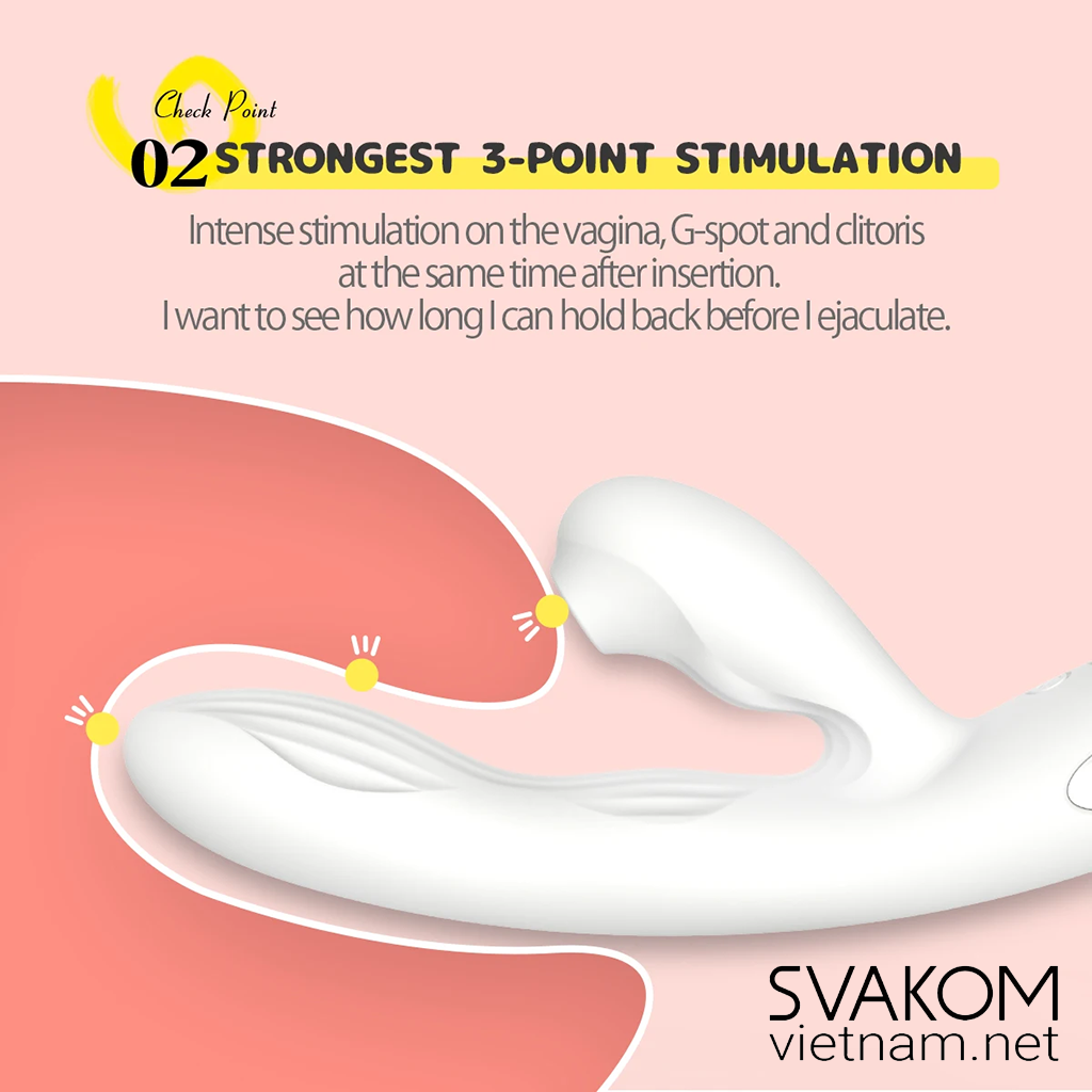 SVAKOM Eria đồ chơi tình dục 2 nhánh kích thích điểm G và âm vật