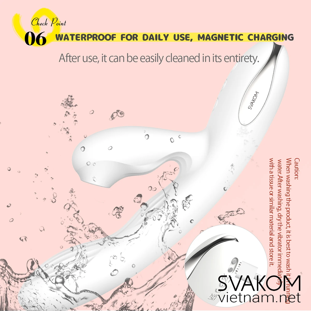 SVAKOM Eria đồ chơi tình dục 2 nhánh kích thích điểm G và âm vật