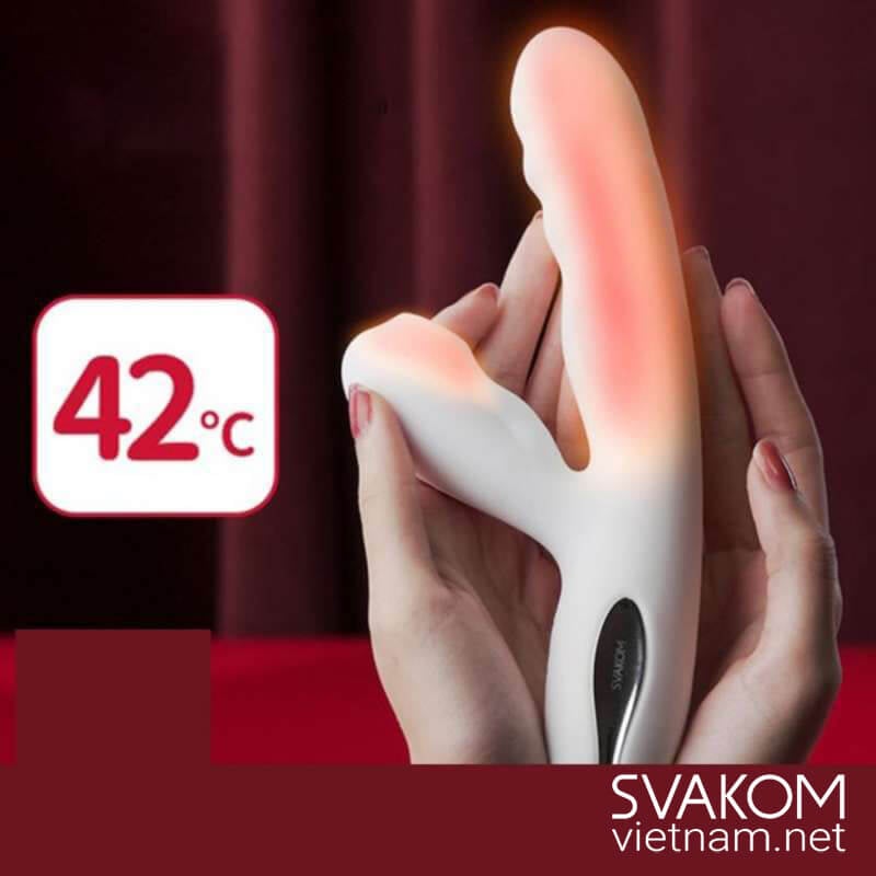 SVAKOM Veromca dương vật rung thụt bú hút sưởi ấm đa năng cao cấp