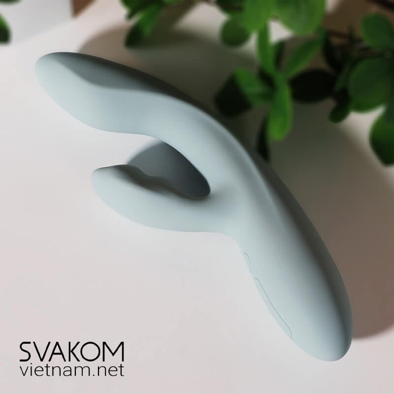 SVAKOM Chika sextoy điều khiển app 2 nhánh rung sưởi ấm 38 độ