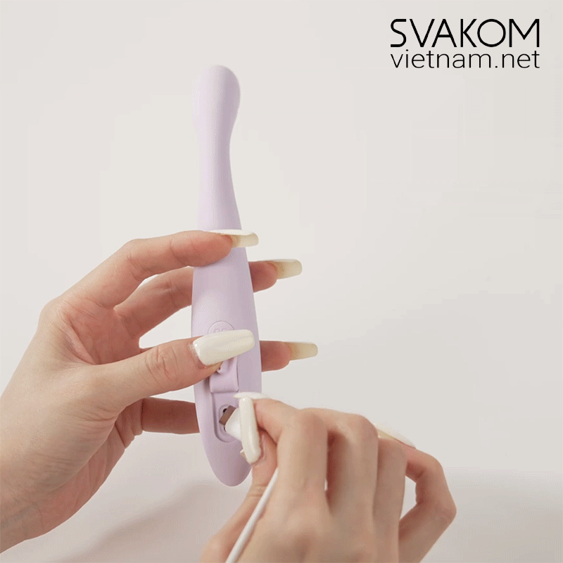 SVAKOM Cici 2 ngón tay rung điểm G điều khiển App kích thích cực đỉnh