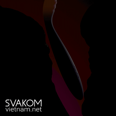 SVAKOM Cici 2 ngón tay rung điểm G điều khiển App kích thích cực đỉnh