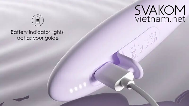 SVAKOM Cici 2 ngón tay rung điểm G điều khiển App kích thích cực đỉnh