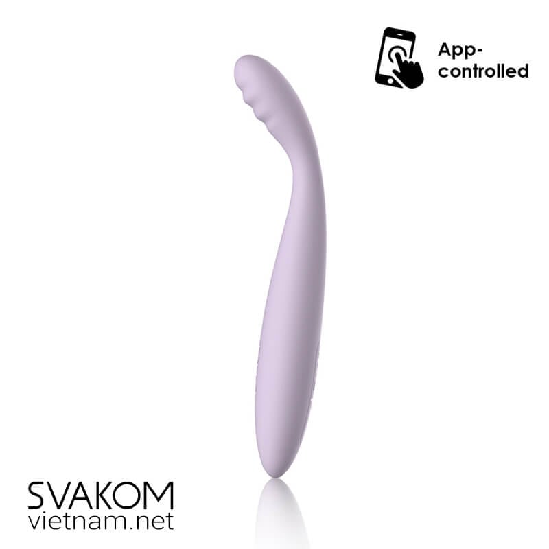 SVAKOM Cici 2 ngón tay rung điểm G làm ấm, điều khiển app thông minh