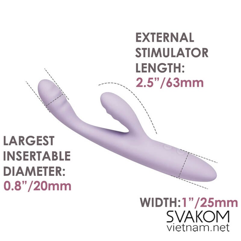 Máy rung SVAKOM Cici+ 2 có sưởi ấm điều khiển smartphone tiện lợi Máy rung SVAKOM Cici+ 2 có sưởi ấm điều khiển smartphone tiện lợi