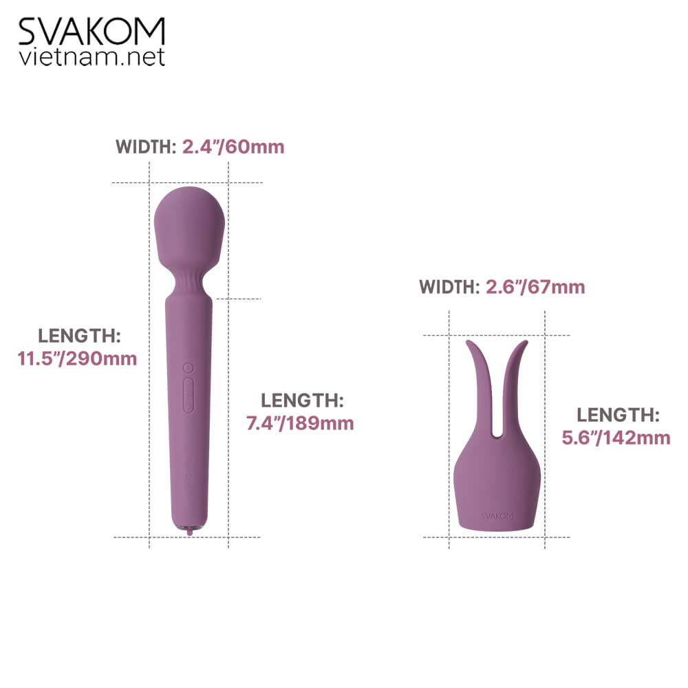 SVAKOM Emma Neo 2 Chày Rung Cỡ Lớn Tương Tác Mạnh Mẽ Cho Phái Đẹp