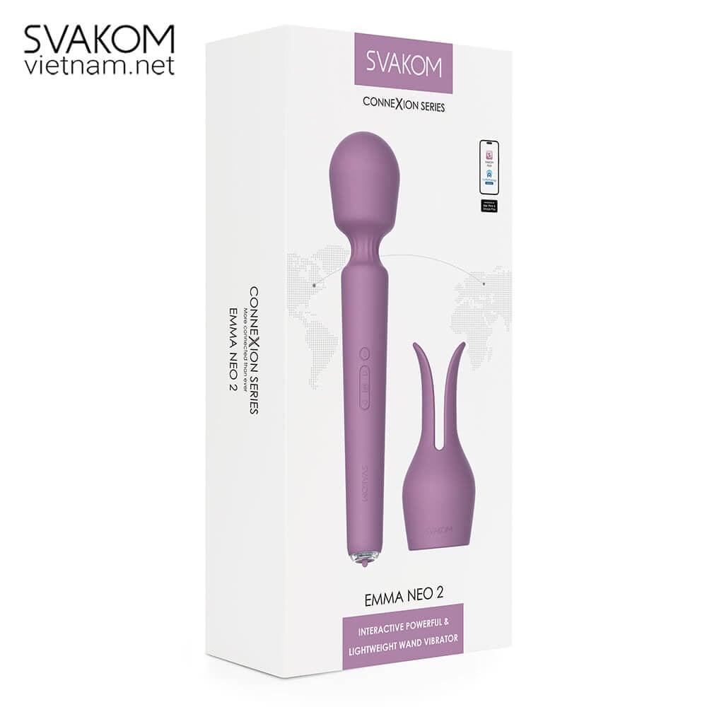 SVAKOM Emma Neo 2 chày rung lớn mạnh mẽ tương tác cao