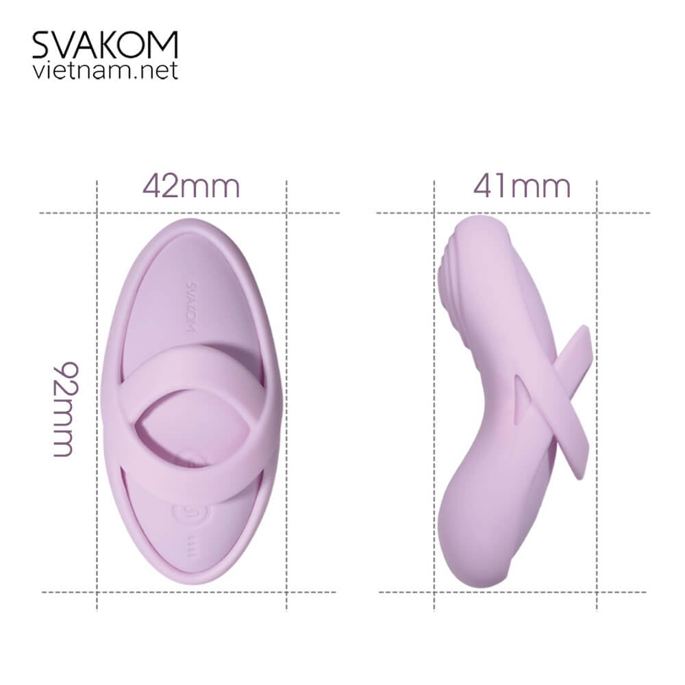 Máy rung âm vật đeo ngón SVAKOM Echo 2