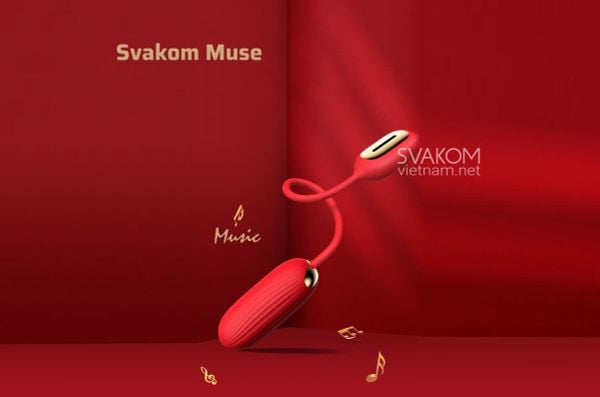 Trứng rung SVAKOM Muse điều khiển âm nhạc kích thích cực đỉnh