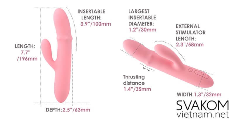 SVAKOM Mora Neo 2 nhánh - Đồ chơi tình dục cao cấp, siêu mạnh