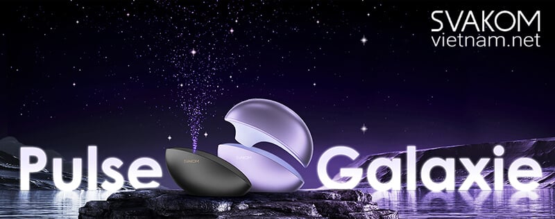 Đồ chơi tình dục nữ Máy bút hút âm đạo SVAKOM Pulse Galaxie