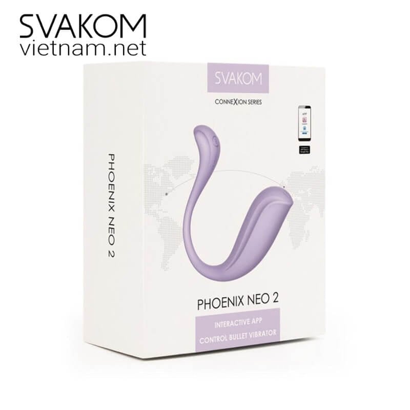 Trứng Rung SVAKOM Phoenix Neo 2 - Điều Khiển Từ Xa và Đồng Bộ Video