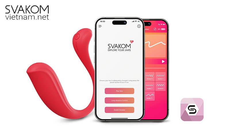 SVAKOM Phoenix Neo 2 trứng rung thông minh điều khiển app từ xa hấp dẫn