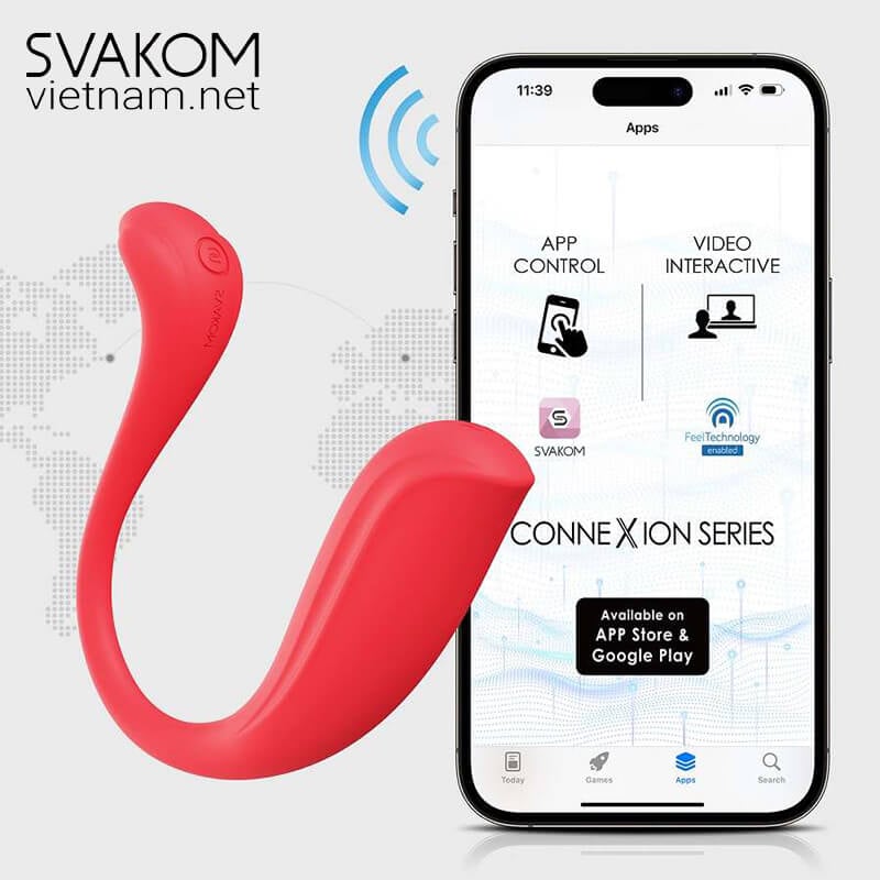 SVAKOM Phoenix Neo 2 trứng rung thông minh điều khiển app từ xa hấp dẫn