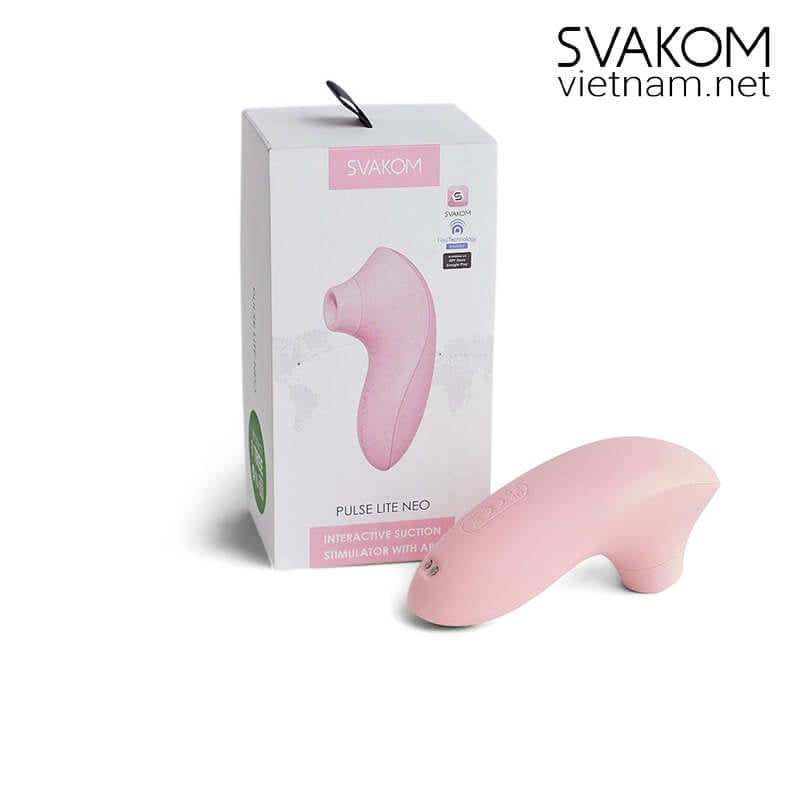 SVAKOM Pulse Lite Neo sextoy điều khiển qua app bú hút kích thích