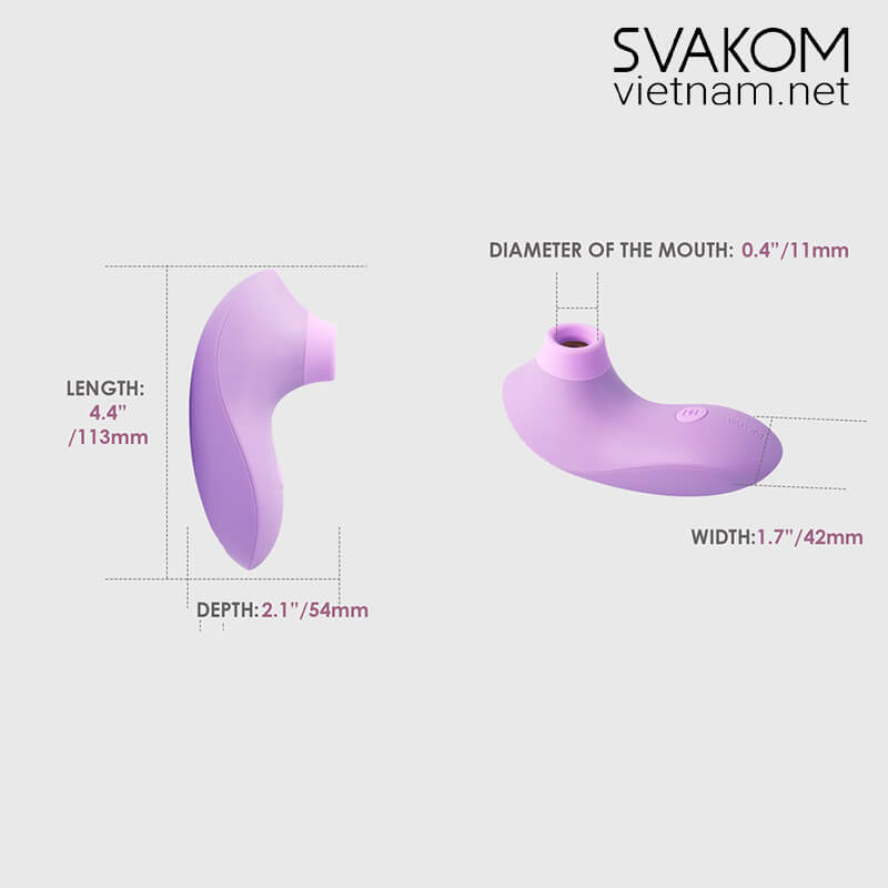 SVAKOM Pulse Lite Neo sextoy điều khiển qua app bú hút kích thích