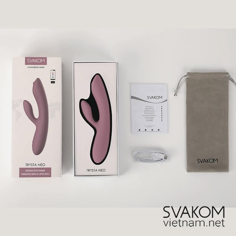 SVAKOM Trysta Neo máy rung thông minh điều khiển qua app