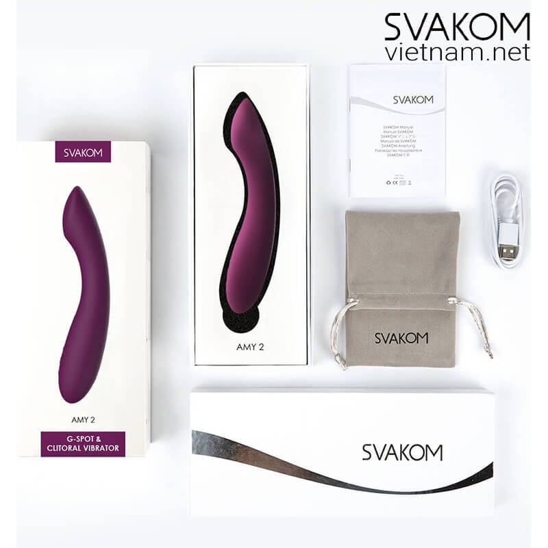 SVAKOM Amy 2 máy rung điểm G cao cấp khám phá khoái cảm đỉnh cao
