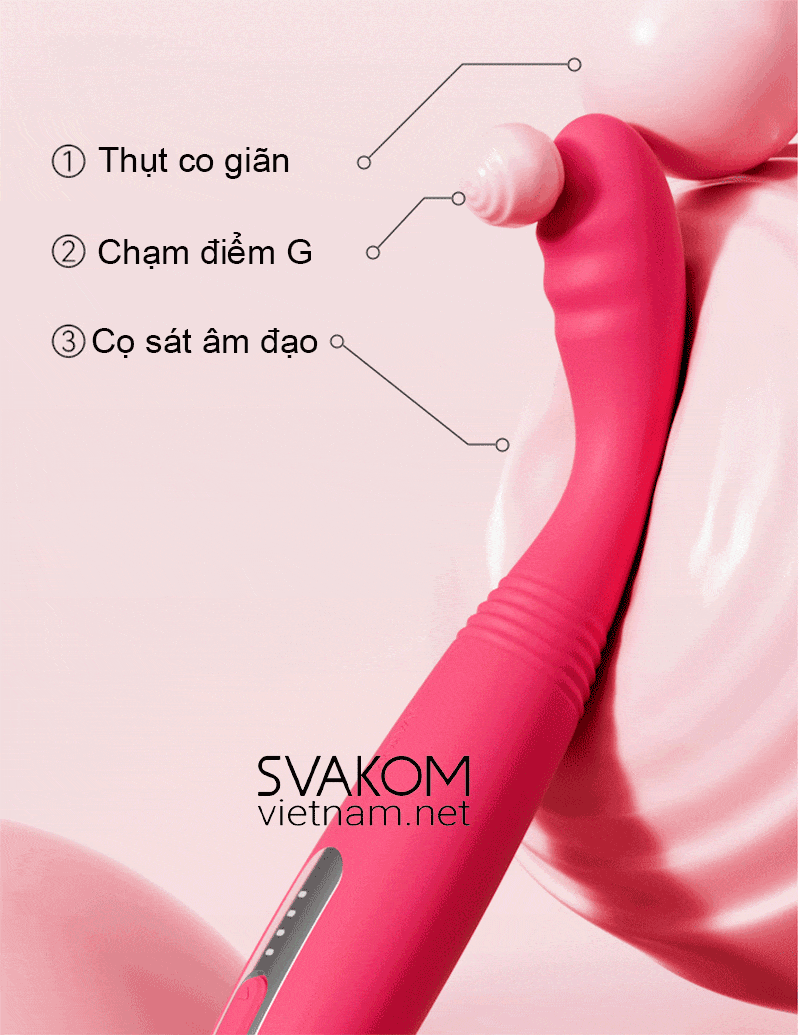 Ngón tay rung SVAKOM Cici II massage điểm G linh hoạt dễ dùng
