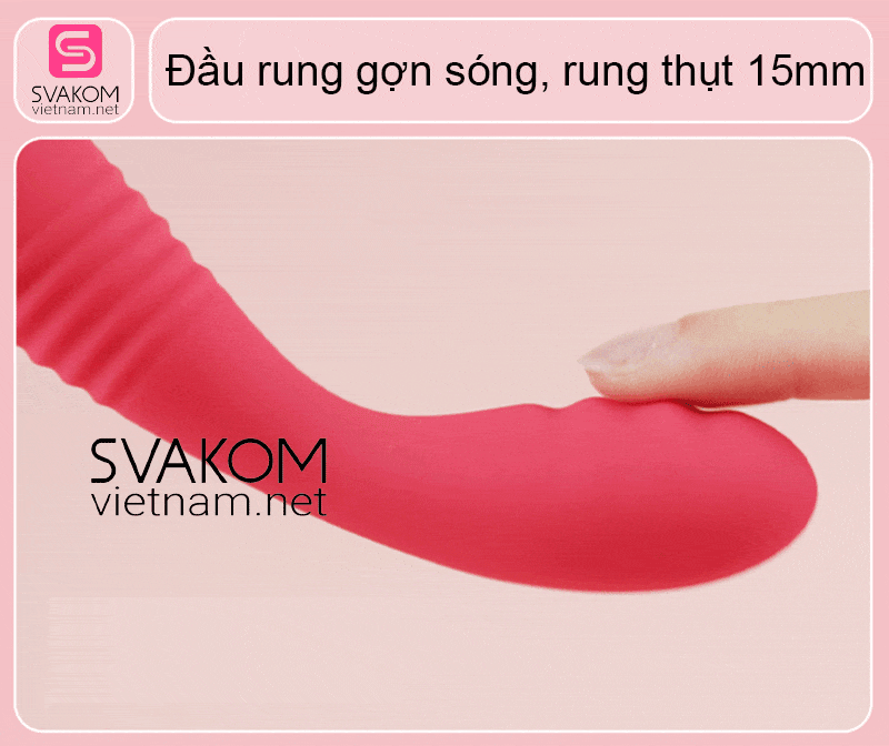 Ngón tay rung SVAKOM Cici II massage điểm G linh hoạt dễ dùng