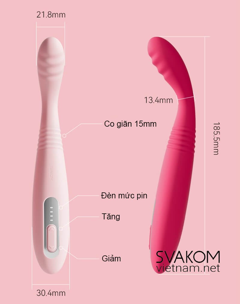 Ngón tay rung SVAKOM Cici II massage điểm G linh hoạt dễ dùng