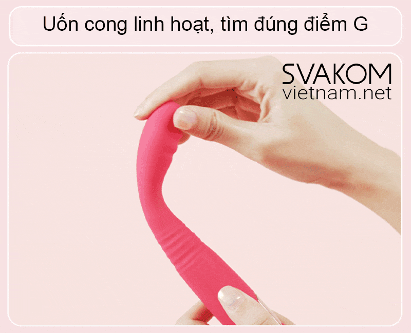 Ngón tay rung SVAKOM Cici II massage điểm G linh hoạt dễ dùng
