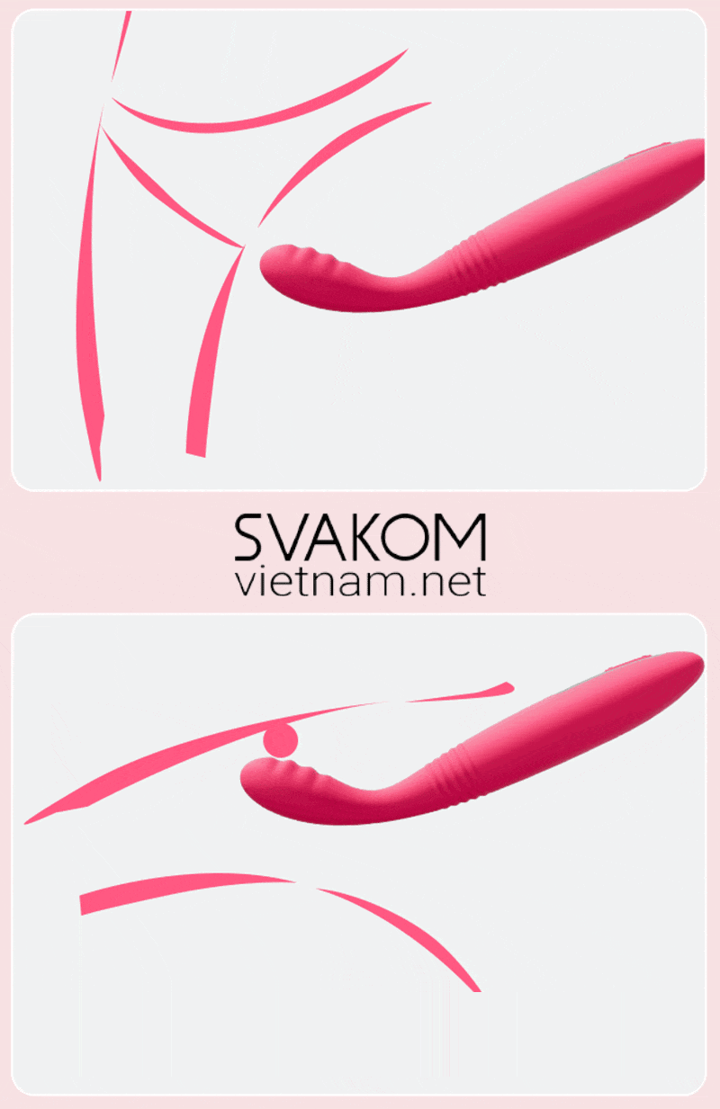 Ngón tay rung SVAKOM Cici II massage điểm G linh hoạt dễ dùng