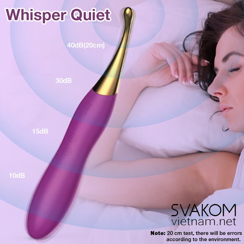 SVAKOM Beatrice - Thiết bị rung đa năng với đầu kim loại và silicone thay thế
