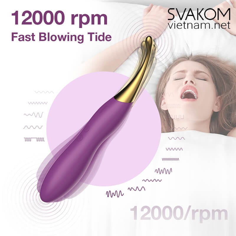 Thanh Rung Điểm G Svakom Beatrice Cao Cấp 2 Đầu Phụ Thay Thế