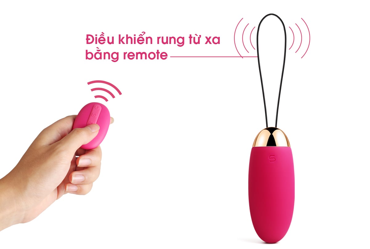 SVAKOM Elva Trứng Rung 26 Tần Số Rung Điều Khiển Từ Xa