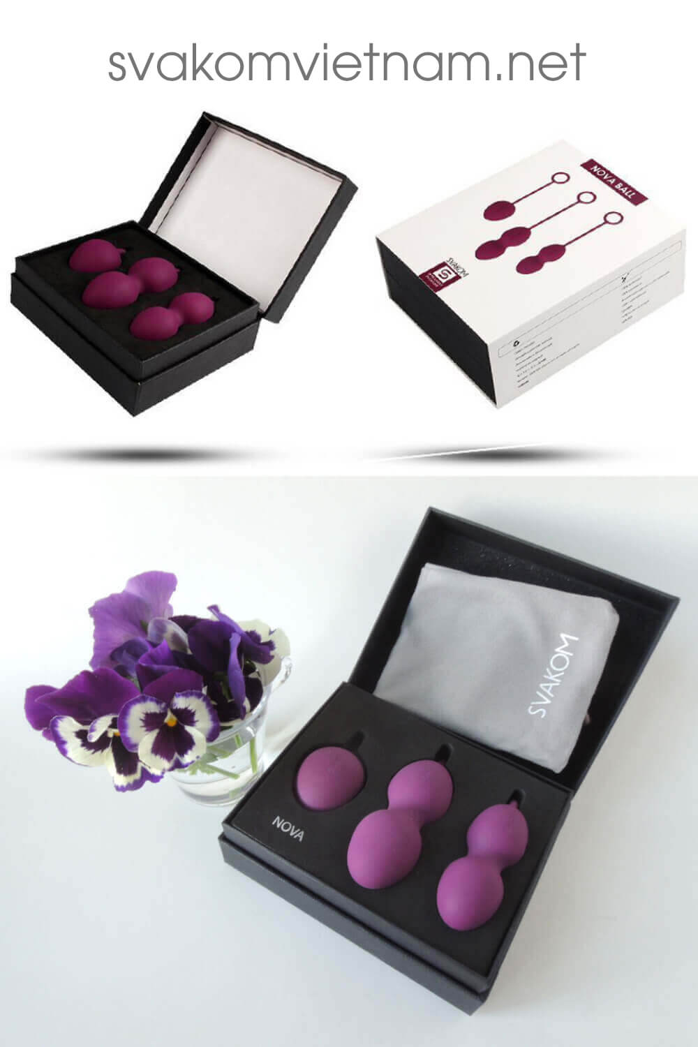 SVAKOM Nova thiết bị tập kegel tăng se khít âm đạo hiệu quả
